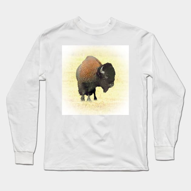 Bison Long Sleeve T-Shirt by Guardi